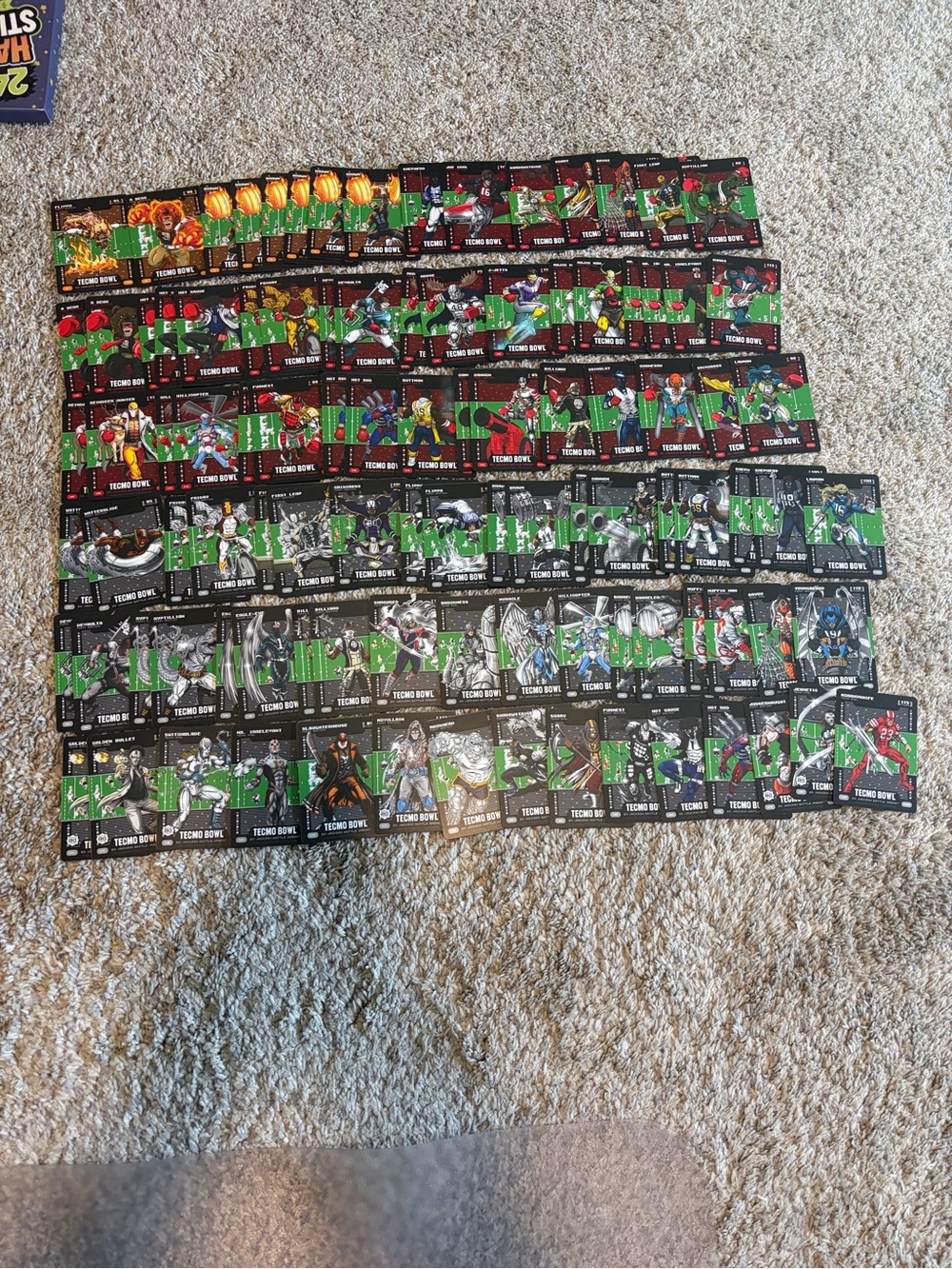 Lot of 100 Bo Jackson 2026 Bo Jackson Battle Arena Tecmo Bowl cards Steel Fire